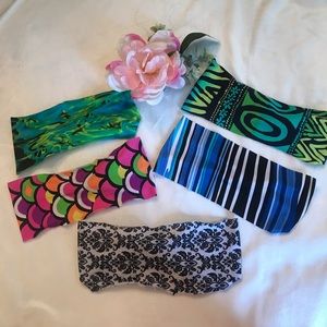⭐️ Lot of 5 Headbands | Blue stripe is BondiBand